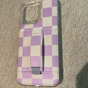 Walli case Kaley Monday purple check case
